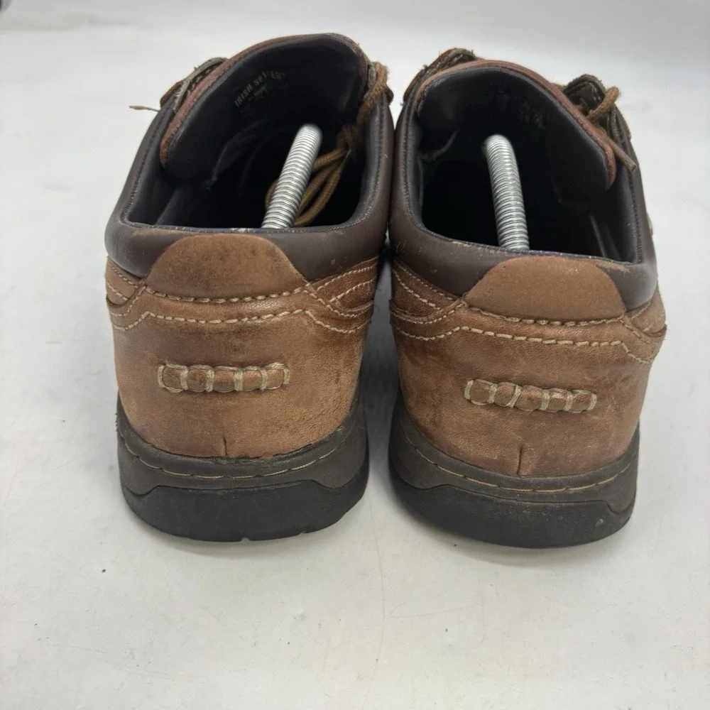 Red Wing Irish Setter Shoes Mens 11.5 D 3818 HUNT Lakeside Boat Shoes Brown
